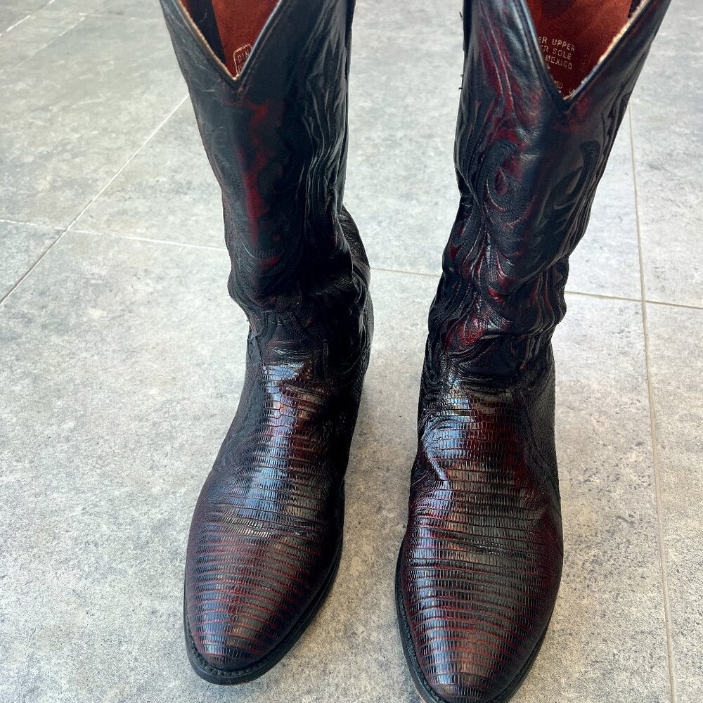 Men's Lizard Skin Cowboy Boots